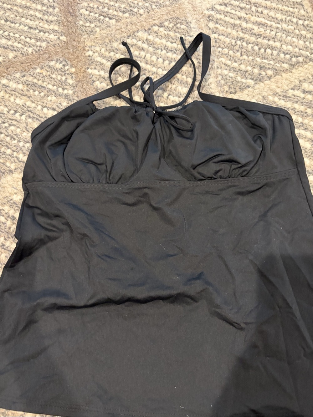 Black Lands End Tankini Top